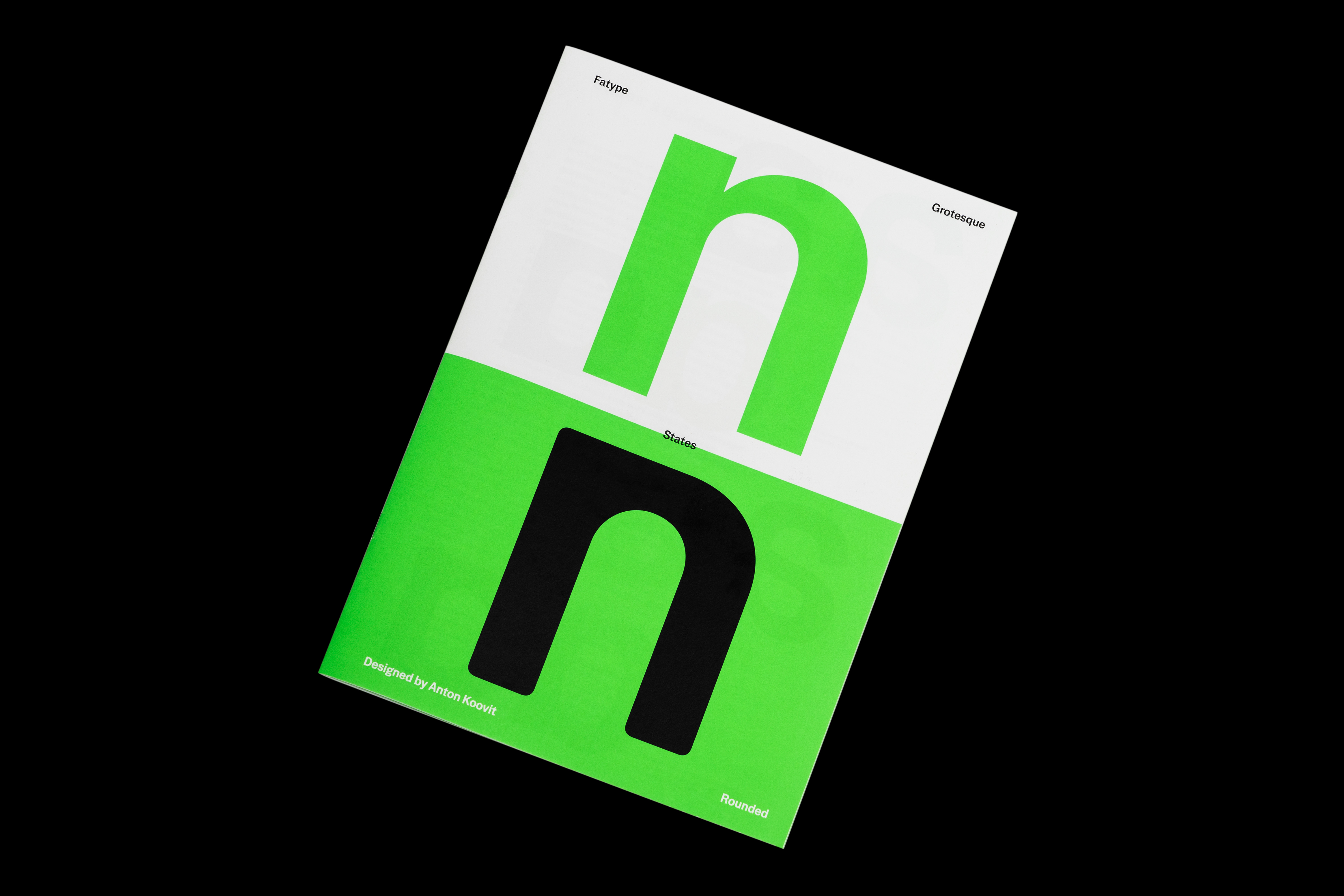 States Specimen custom font