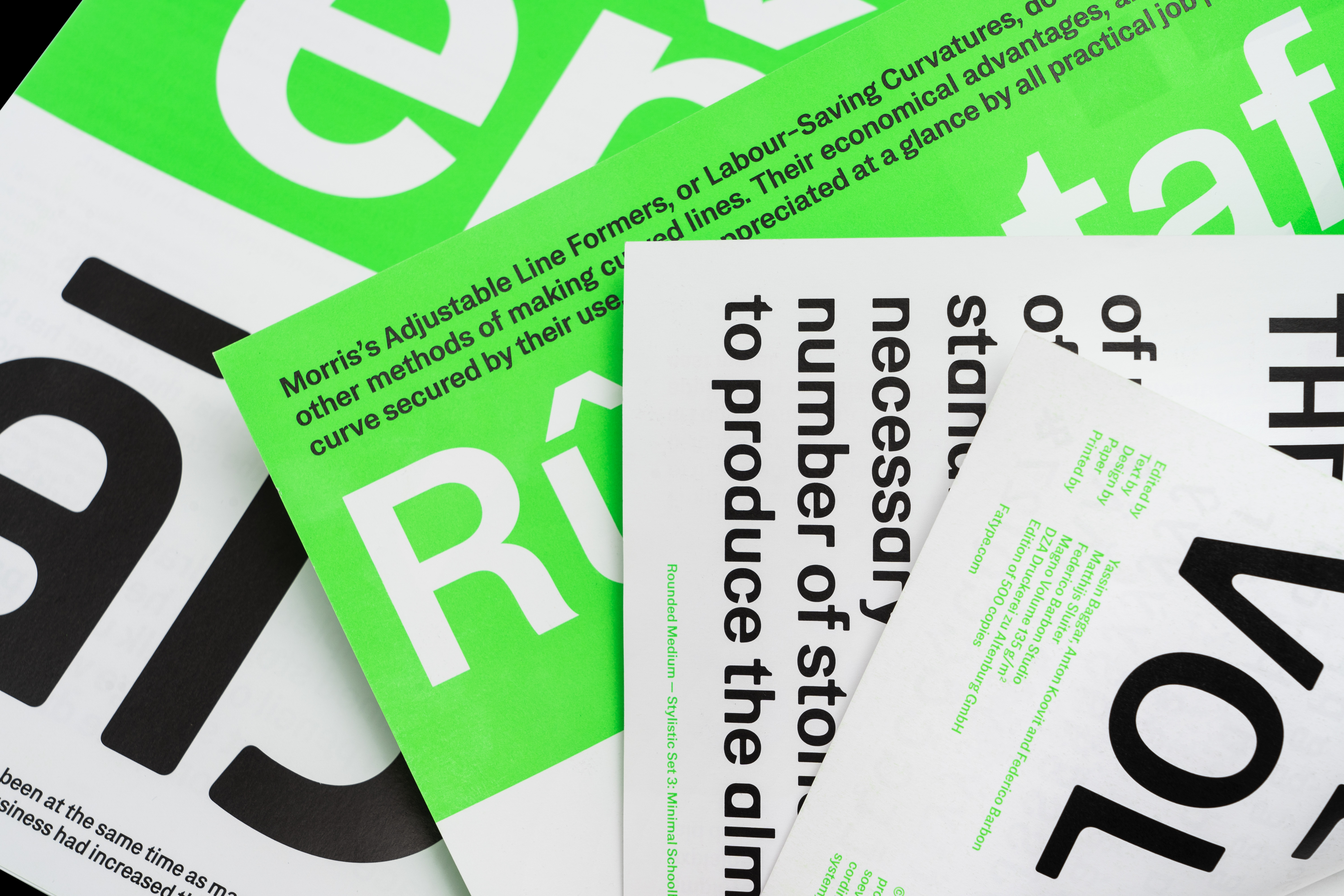 States Specimen custom font